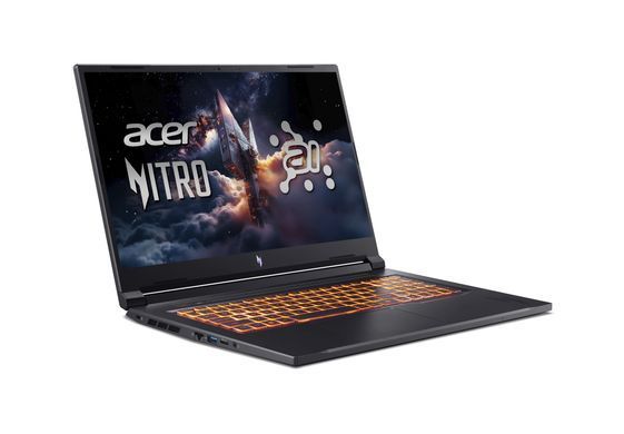 Acer Ноутбук Acer Nitro V 17 ANV17-41 17.3" FHD IPS, AMD R7-260, 32GB, F2TB, NVD5070-8, Lin, чорний NH.QZKEU.005 фото