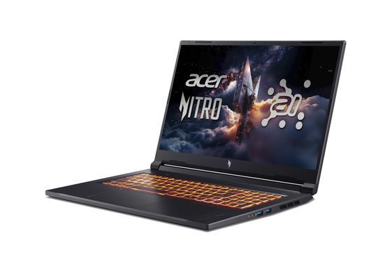 Acer Ноутбук Acer Nitro V 17 ANV17-41 17.3" FHD IPS, AMD R7-260, 32GB, F2TB, NVD5070-8, Lin, чорний NH.QZKEU.005 фото