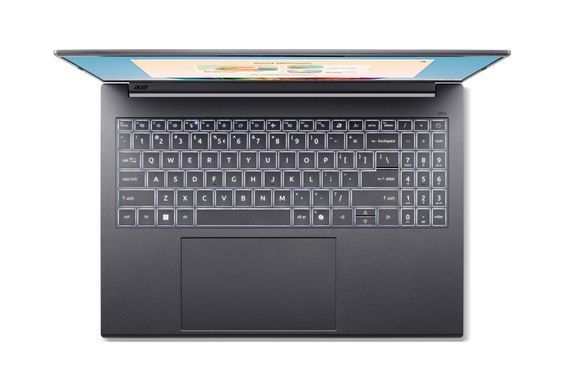 Acer Ноутбук Acer Aspire 16 A16-61M 16" WUXGA+ OLED, AMD R5-340, 16GB, F1TB, UMA, Lin, сірий NX.JS3EU.002 фото
