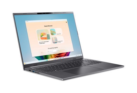 Acer Ноутбук Acer Aspire 16 A16-61M 16" WUXGA+ OLED, AMD R5-340, 16GB, F1TB, UMA, Lin, сірий NX.JS3EU.002 фото