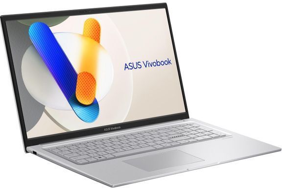 ASUS Ноутбук ASUS Vivobook 17 X1704VA-AU835 17.3" FHD IPS, Intel i7-1355U, 16GB, F512GB, UMA, NoOS, Сріблястий 90NB10V1-M00WA0 фото