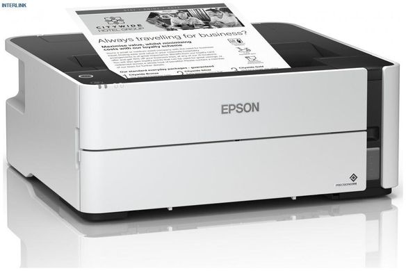 Принтер ink mono A4 Epson EcoTank M1140 39 ppm Duplex USB Pigment C11CG26405 фото