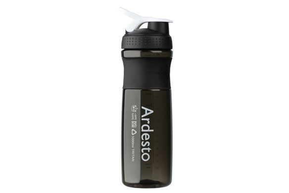 Бутылка для воды Ardesto Smart bottle 1000 мл, черная ,тритан AR2204TB фото