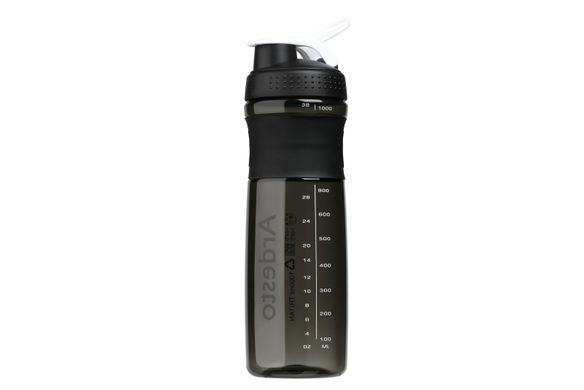 Пляшка для води Ardesto 1000 мл, чорна, тритан AR2204TB фото