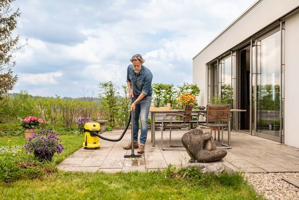 Karcher Пилосос WD 3-18 господарьский, акумуляторний, 17л, 18В, без АКБ и ЗП 1.628-550.0 фото