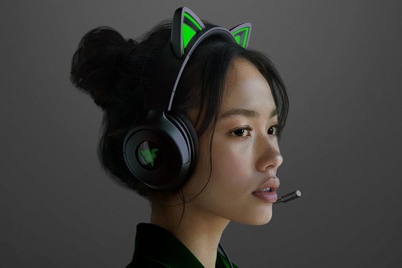 Razer Headset Kraken Kitty V3 X, mini-jack, 1.3m, black RZ04-05350200-R3M1 фото