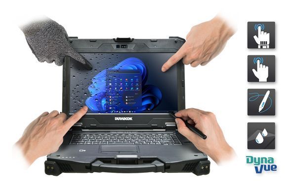 Durabook Ноутбук Z14 Basic 14" FHD Touch AG Intel i5-1135G7, 16GB, F1TB, UMA, Win11P Z4E1Q4DA3BXX фото