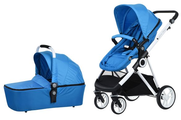 Дитяча коляска 2в1 Mi baby Miqilong T900 синій T900-U2BL01 фото