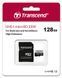 Transcend Карта памяти microSD 128GB C10 UHS-I U1 High Endurance (170TB)