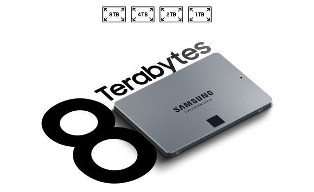Samsung Накопичувач SSD 2.5" 8TB SATA 870QVO MZ-77Q8T0BW фото