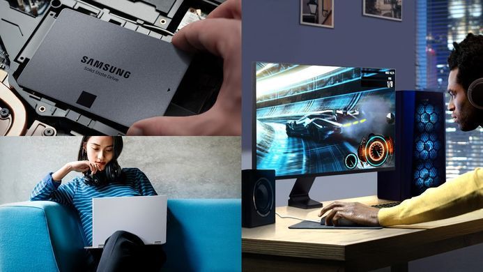 Samsung Накопичувач SSD 2.5" 8TB SATA 870QVO MZ-77Q8T0BW фото
