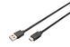 Digitus Кабель USB-A > USB-C заряджання/синхронізації, USB 2.0, M/M, 3м, чорний 1 - магазин Coolbaba Toys