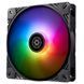 SilverStone Корпусный вентилятор Shark Force SF140B ARGB, 140mm, 2200rpm, 4pin PWM, 4-1 pin ARGB (5V LED), 38.3dBa 1 - магазин Coolbaba Toys