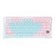 GravaStar Mechanical keyboard GravaStar Mercury K1 Lite 80keys, GravaStar x BSUN Grey, BT/WL/USB, Aurora Mist 1 - магазин Coolbaba Toys