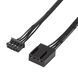 SilverStone Корпусный вентилятор Shark Force SF140B ARGB, 140mm, 2200rpm, 4pin PWM, 4-1 pin ARGB (5V LED), 38.3dBa 16 - магазин Coolbaba Toys