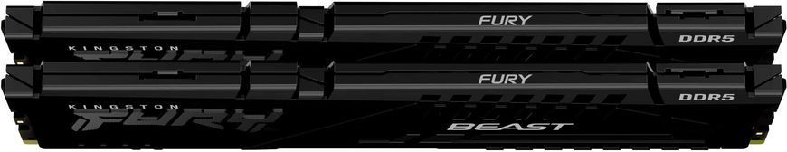 Kingston Память ПК DDR5 32GB KIT (16GBx2) 5600 FURY Beast Black EXPO KF556C36BBEK2-32 фото
