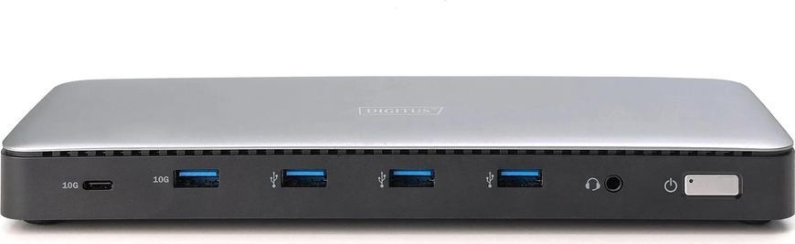 Digitus Док-станція USB-C > 3xHDMI/2xDP/4xUSB-A/USB-C/RJ45/DC/Audio DA-70918 фото