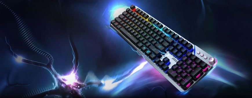 MSI Клавіатура механічна STRIKE 600 SILENT UA S11-04UA225-CLA фото