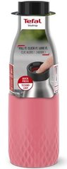 Термопляшка Tefal Bludrop, 500мл, діам70, t хол. 24г, гар.12г, нерж.сталь+пластик, рожевий N3110810 фото
