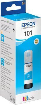 Epson Контейнер з чорнилом 101 EcoTank L14150/L4150/L4160/L4260/L4267/L6160/L6170/L6190/L6270/L6290 cyan C13T03V24A фото