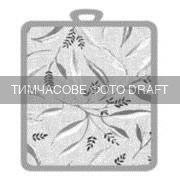 ARDESTO Прихватка ARDESTO Grey leaves 18х20см, 100% поліестер, cірий