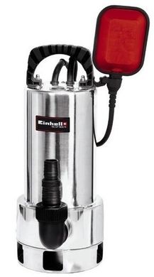 Насос дренажный Einhell GC-DP 9035 N, 900 Вт, 18000 л/ч, выс. 9 м, глуб. 5 м, корпус нержавеющая сталь, 5.95 кг 4170778 фото