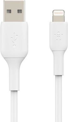 Belkin USB-A - Lightning, PVC[Кабель USB-A > Lightning зарядки/синхронизации 1м, PVC, белый] CAA001BT1MWH фото