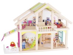 Ляльковий будиночок goki 2 поверхи з внутрішнім двориком Susibelle 51588G - купити в інтернет-магазині Coolbaba Toys