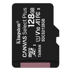 Карта пам'яті Kingston 128GB microSDXC C10 UHS-I R100MB/s Canvas Select Plus - купити в інтернет-магазині Coolbaba Toys