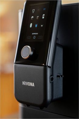 Nivona Кавомашина NIVO, 1.8л, зерно, автомат.капуч, дисплей, авторецептів -8, чорний NIVO8101 фото