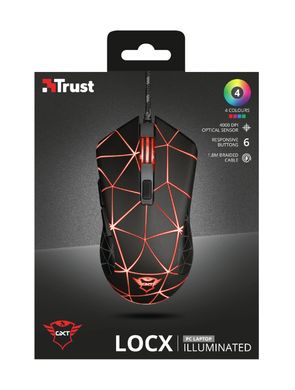 Мышь GXT133 LOCX MOUSE BLACK 22988_TRUST фото