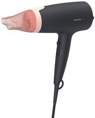 Philips Фен 3000 Series, 2100Вт, 3 режими, іонізація, хол. обдув, чорно-рожевий BHD350/10 фото
