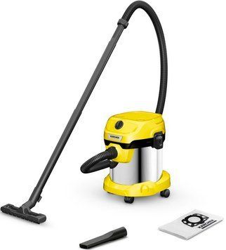 Karcher Пилосос господарський WD 2 PLUS S V-15/4/18, 1000 Вт, 15 л, 4 м, 4.519 кг 1.628-050.0 фото