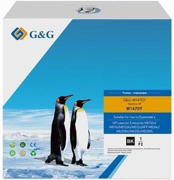 G&G Картридж для HP 147Y LJ MFP M611/M612/M635/M636 Black (42 000стр) G&G-W1470Y фото