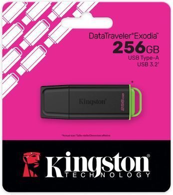 Накопичувач Kingston 256GB USB 3.2 Type-A Gen1 DT Exodia DTXG2/256GB фото