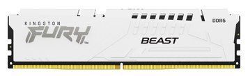 Kingston Пам'ять ПК Kingston DDR5 16GB 6800 FURY Beast FURY Beast White EXPO KF568C34BBE-16 фото
