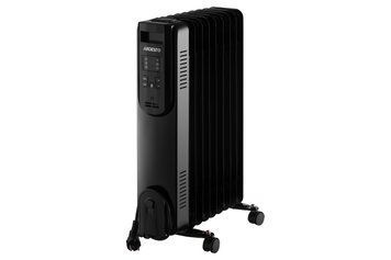 Оливний радіатор Ardesto OFH-E09X2, 9 секцій, 2000 Вт, 20 м2, IP20, електронне керування, дисплей, таймер, пульт ДК, чорний OFH-E09X2 фото