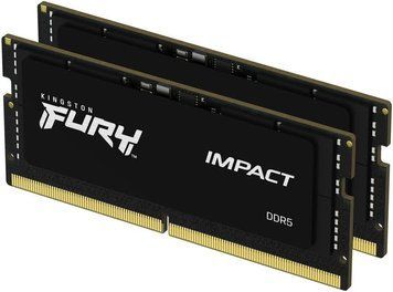 Kingston Пам'ять ноутбука Kingston DDR5 32GB KIT (16GBx2) 6000 FURY Impact XMP KF560S38IBK2-32 фото