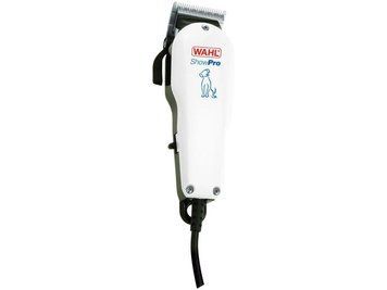 Moser WAHL hair clipper Show Pro for pets, network, vibration motor, nozzles-4, steel, case, scissors, comb included., white 20110.0460 фото