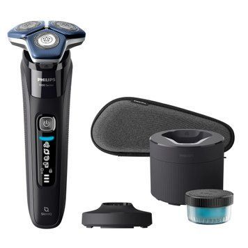 Philips Бритва електр. Philips роторна Series 7000, бритв.головок-3, Li-Ion, сух.+волог., тример,індикатор заряду, твердий чохол, синій S7886/35 фото