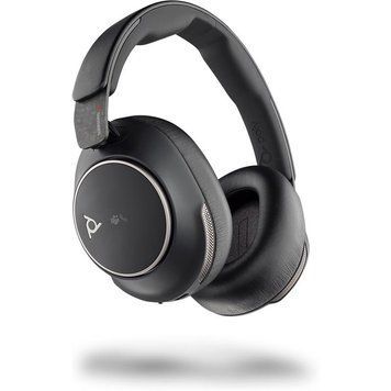Poly Гарнітура комп'ютерна стерео On-ear Voyager Surround 80-M, BT 5.3, USB-A, USB-C, 3.5 мм, 10 x Omni-mic, ANC, чорний 8G7U0AA фото