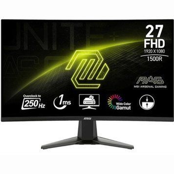 MSI Монітор MSI 27" MAG 276CXF 2xHDMI, DP, Audio, VA, 280Hz, 0.5ms, sRGB 102%, CURVED, AdaptiveSync 9S6-3CE01M-014 фото