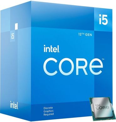 Центральний процесор Intel Core i5-12400F 6C/12T 2.5GHz 18Mb LGA1700 65W w/o graphics Box BX8071512400F фото