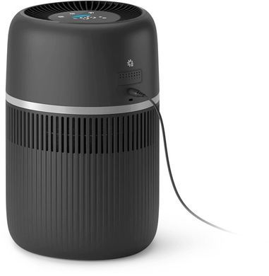 Philips Зволожувач повітря Philips традиційне зволоження Series 4000, 44м2, 4,5л, 300мл/г, сенсорне, режим сну, нічник, чорний