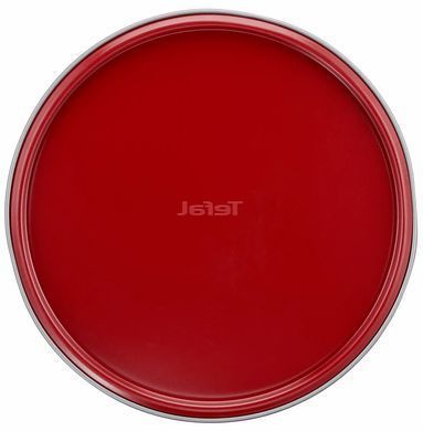 Tefal Форма для випікання Tefal DeliBake, кругла, знімне дно, 27см, вуглецева сталь, червоний J1641474 фото