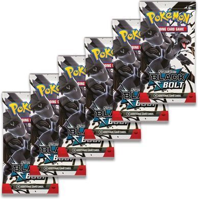 Pokemon TCG Колекційна карткова гра Pokemon: Black Bolt Booster Bundle SV10.5 196214118393 фото