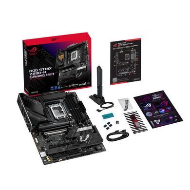 ASUS Motherboard ROG STRIX Z890-H GAMING WIFI s1851 Z890 4xDDR5 M.2 HDMI DP Wi-Fi BT ATX 90MB1K20-M0EAY0 фото