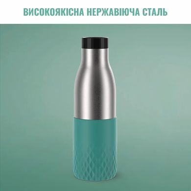 Термобутылка Tefal Bludrop, 500мл, диам70, t хол. 24ч, гор.12ч, нерж.сталь+пластик, зелёный N3110610 фото