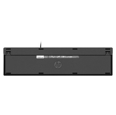 HP Клавіатура мембранна НР 320K, 109key, USB-A, EN/UK, чорний 9SR37UT фото