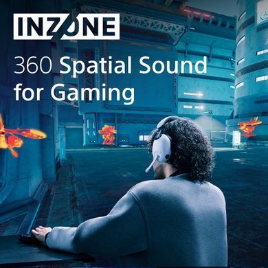 Sony Навушники INZONE H9 Over-ear ANC Wireless Gaming Headset WHG900NW.CE7 фото